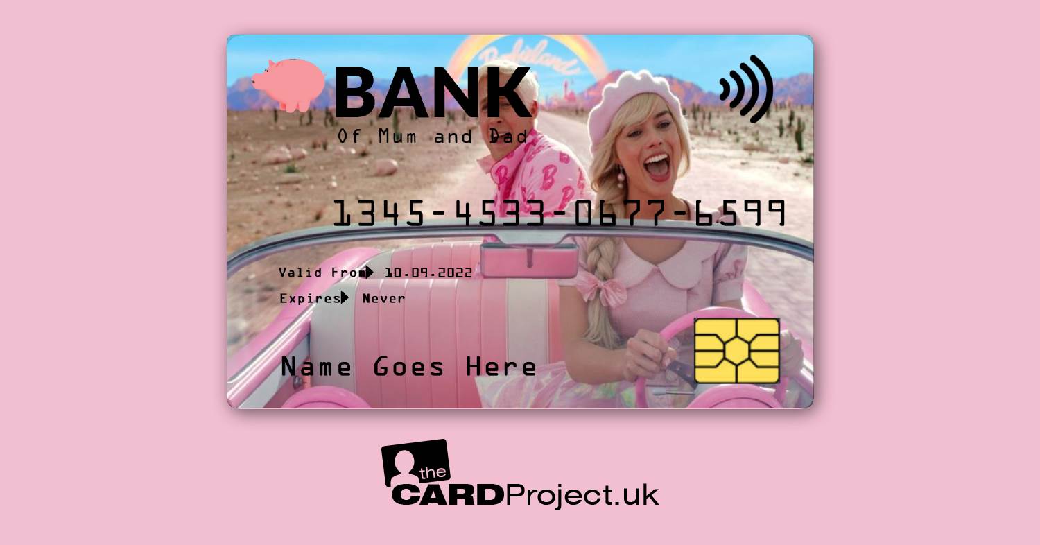 Kids Barbie Toy Credit Card (FRONT)
